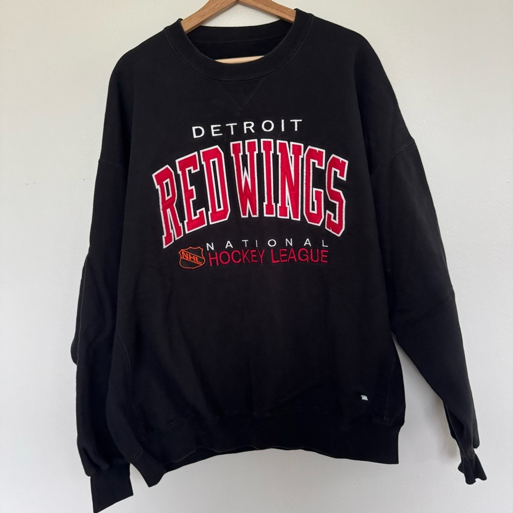 Vintage 90s Russell Athletic Detroit Red Wings Sweatshirt Mens XXL USA Hockey